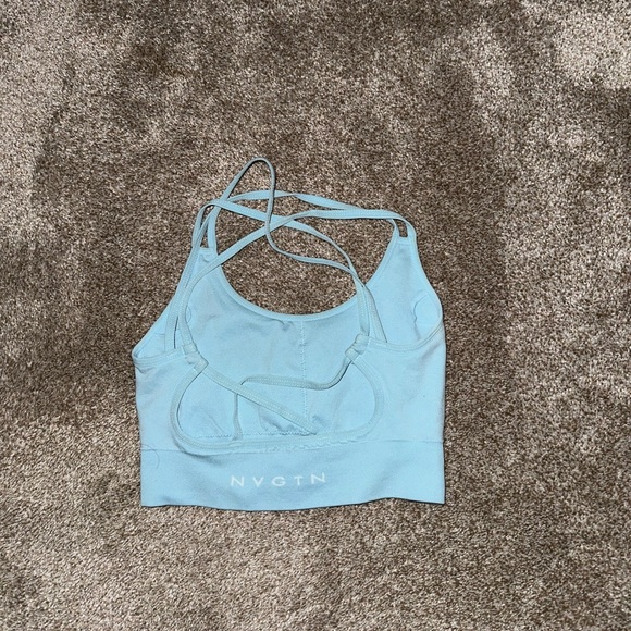 Nvgtn Aqua Flourish Seamless Bra - Picture 2 of 4